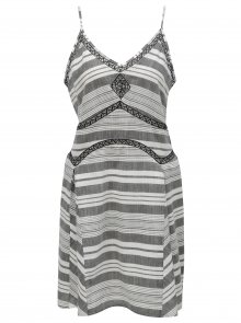 Bílo-šedé vzorované šaty Rip Curl 
