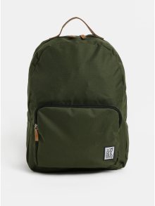 Tmavě zelený batoh s přední kapsou The Pack Society