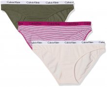 Calvin Klein barevný 3 pack kalhotek s úzkou gumou Bikini - XS