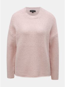 Světle růžový svetr s příměsí vlny Selected Femme Fregina