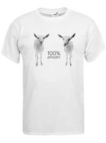Bílé pánské tričko ZOOT Originál 100% Přírodní kozy