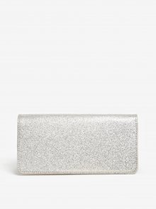 Dámská kožená třpytivá peněženka ve stříbrné barvě ELEGA Amina