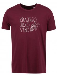 Vínové pánské tričko ZOOT Originál Zraji jako víno