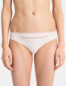 Calvin Klein pudrová tanga Thong - XS