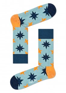 Happy Socks barevné ponožky Nautical Star  - 36-40