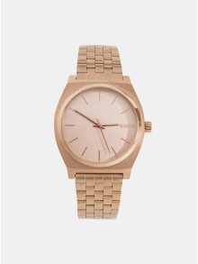 Dámské hodinky s nerezovým páskem v růžovozlaté barvě Nixon