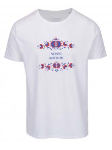 Bílé pánské tričko ZOOT Originál Nepiju Koštuju