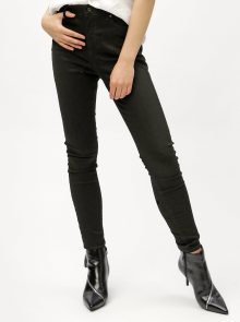 Černé skinny džíny s vysokým pasem VERO MODA Sophia