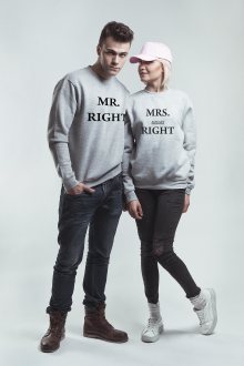 Set mikin Oversize Mr. Right Mrs. Always Right
