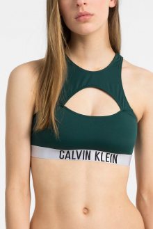 Calvin Klein lahvový horní díl plavek Racer Bralette - XS