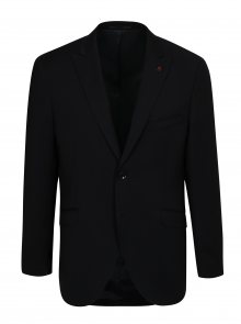 Modročerné oblekové vlněné sako Good Son