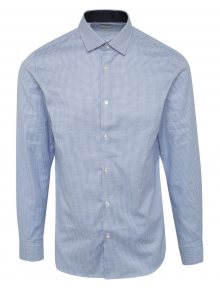 Modrá formální kostkovaná slim fit košile Selected Homme One New