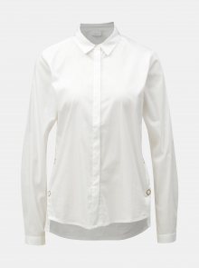 Bílá košile s detaily ve zlaté barvě VILA