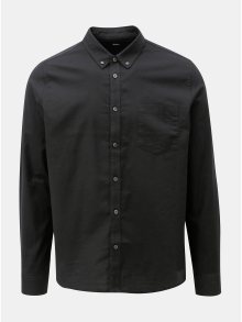 Černá košile s náprsní kapsou Burton Menswear London Oxford