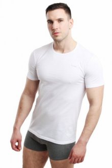 Pierre Cardin Rneck bílý Pánské triko XL bílá