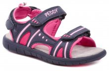 Peddy PO-512-35-07 fialovo růžové dětské sandály