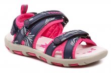 Peddy PO-612-37-02 modro růžové dívčí sandálky