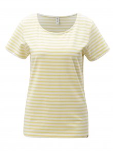Bílo-žluté pruhované tričko Blendshe Jemima