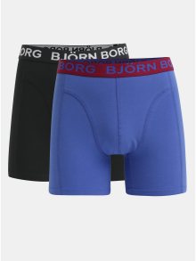 Sada dvou boxerek v modré a černé barvě Björn Borg