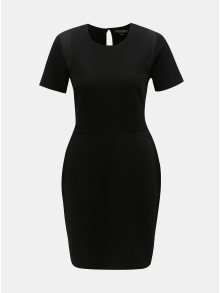 Černé šaty s průsvitnými detaily Dorothy Perkins