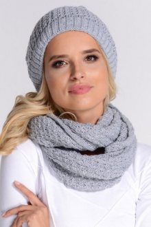 Jarek Fil\'loo CD-116 Čepice + šála Univerzální tmavě béžová