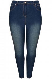 Tmavě modré upnuté džíny 76 cm značky YOURS
