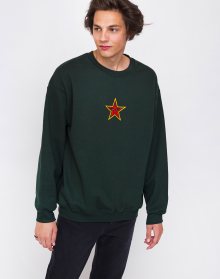 Obey Star Face Forest Green S