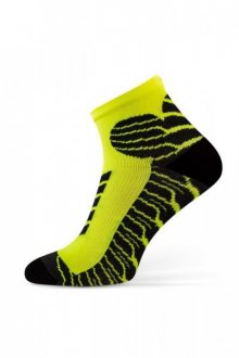 Sesto Senso Sport Socks žluté Ponožky 38-40 žluto-černá