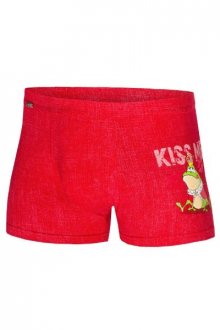 Cornette Valentynské Kiss Me Pánské boxerky XL červená