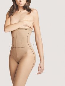 Fiore Body Care High Waist Bikini 20 Punčochové kalhoty 2-S černá