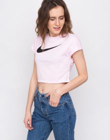 Nike Swoosh Sportswear Crop Top Pink Foam /Black XS