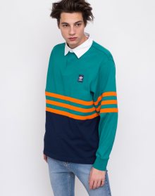adidas Originals Winchell Polo Active Green/Collegiate Navy/Orange L