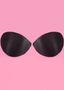 Nalepovací neviditelná podprsenka BS02 Julimex A Černá