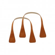 O bag oříšková krátká koženková držadla Extra Slim Naturale