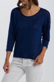 TRIČKO GANT O2. LINEN LONGER SLEEVE TOP