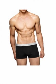 Atlantic BMH-012 černé Pánské boxerky S černá
