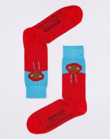 Dedicated Socks Extra Terrestrial Red 36-40
