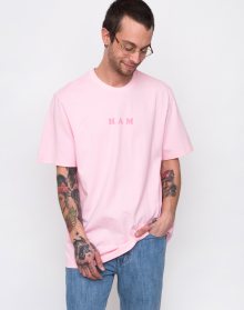 Lazy Oaf Ham T-Shirt Pink L