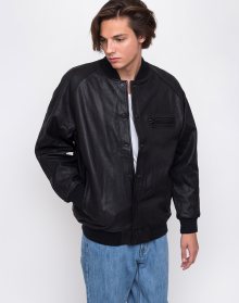 Levi´s® Leather Varsity Bomber Black L