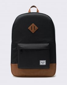 Herschel Supply Heritage Black/Tan Synthetic Leather