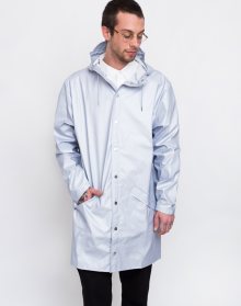Rains Long Jacket Metallic Ice Grey L/XL