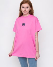 Lazy Oaf Don\'t Look At Me Oversized T-Shirt Pink L