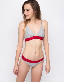 Calvin Klein Unlined Triangle Grey Heather W / Manic Red WB M