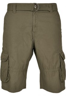 Urban Classics Belted Cargo Shorts Ripstop olive - 29