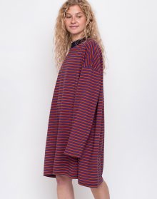 Lazy Oaf Tiny Stripe Oversized T-shirt Dress Multi S