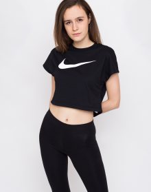 Nike Swoosh Sportswear Crop Top Black/White S