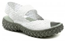 Rock Spring SOFIA bílé dámské gumičkové sandály