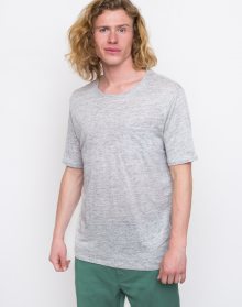 Knowledge Cotton Single Jersey Linen T-shirt 1012 Grey Melange M