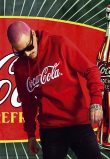 Mr. Tee Coca Cola Classic Hoody red - XS