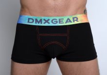 DMXGEAR pánské černé sportovní boxerky s krátkou nohavičkou PRIDE Boxers